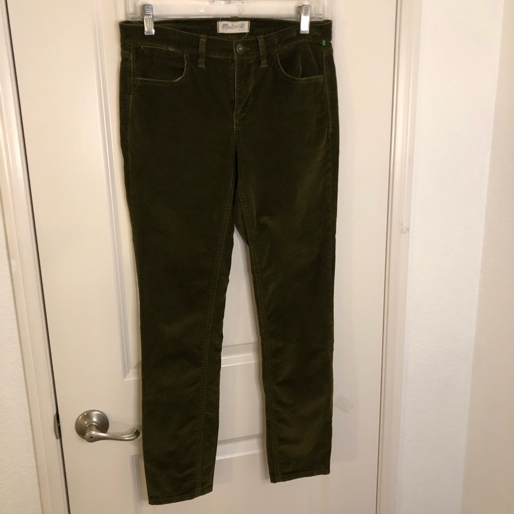 Madewell Brown Stretch Skinny Cords 27 x 32